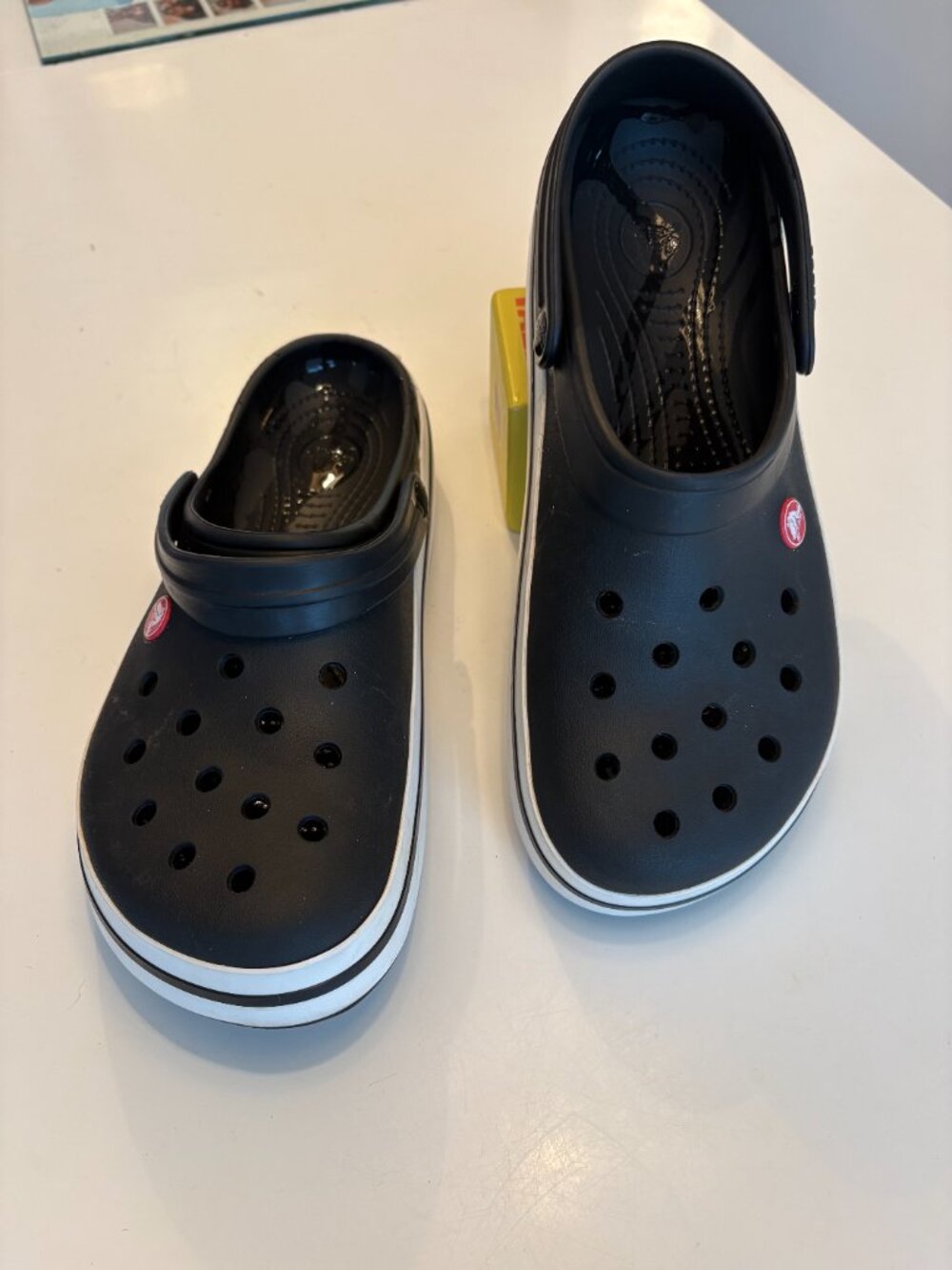 Crocs Crocband Black Clogs NWOT | Men's 10 / Women's 12 | Unworn - Picture 4 of 5